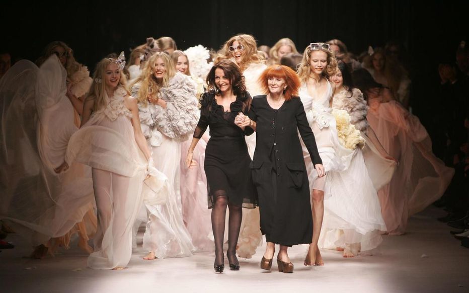 Sonia Rykiel 與女兒 Nathalie Rykiel