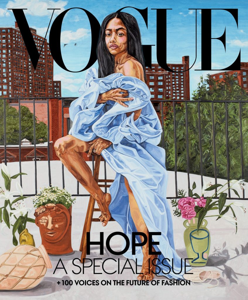 新冠肺炎疫情 美國版Vogue Hope封面