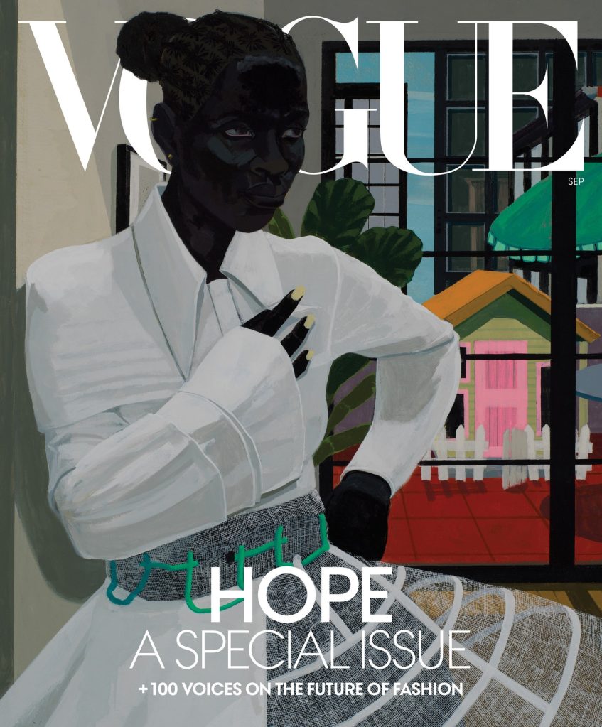新冠肺炎疫情 美國版Vogue Hope封面